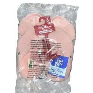 Dearfoams Pink Women's Slippers- Size 5/6